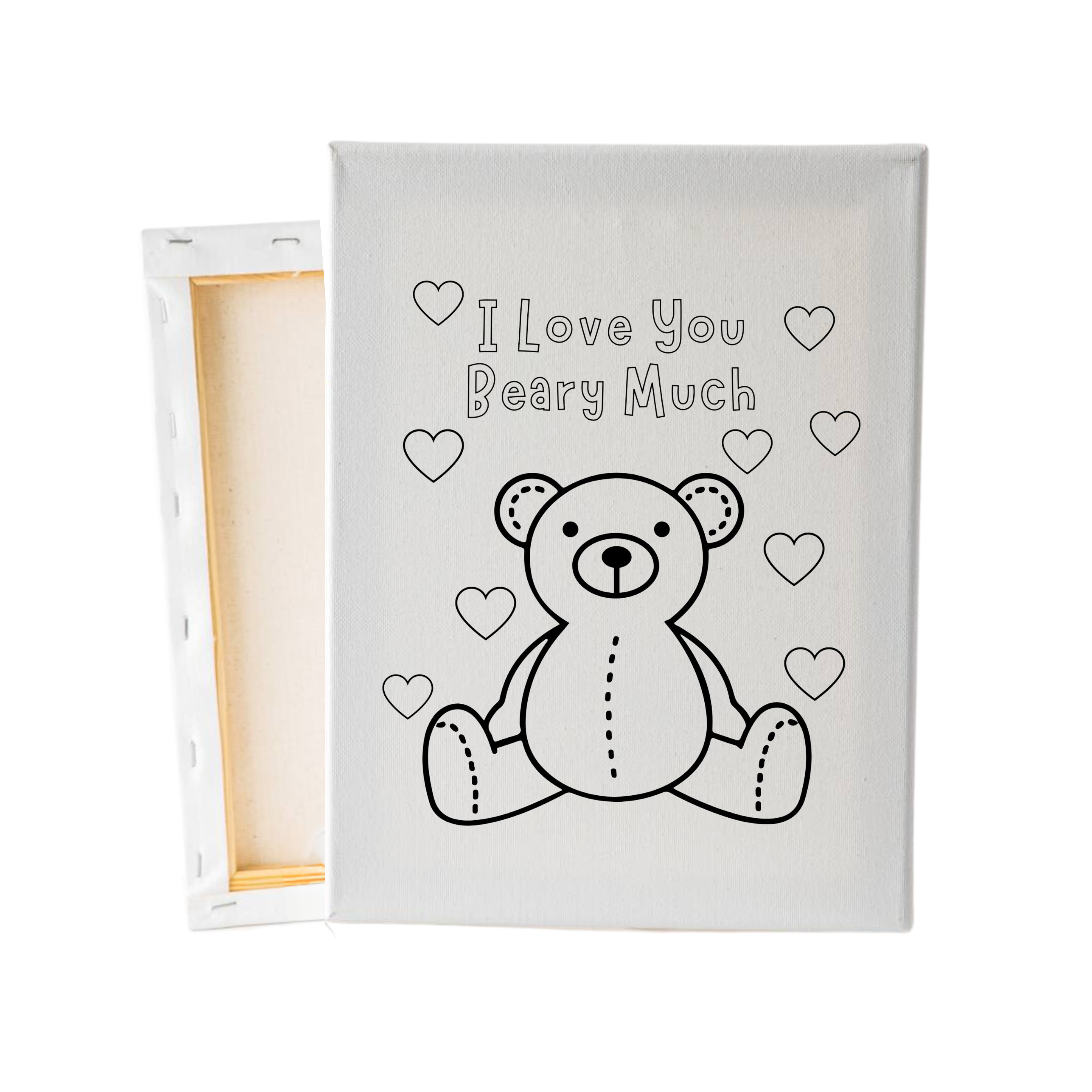 Love You Beary Much Canvas